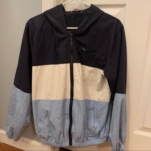 Brandy Melville Blue Windbreaker Jacket